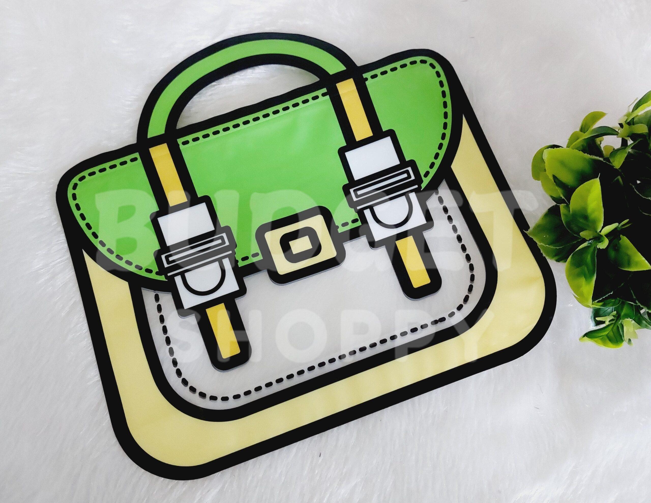 Big Gift Bag | Green Color - 1 Pc - Image 3