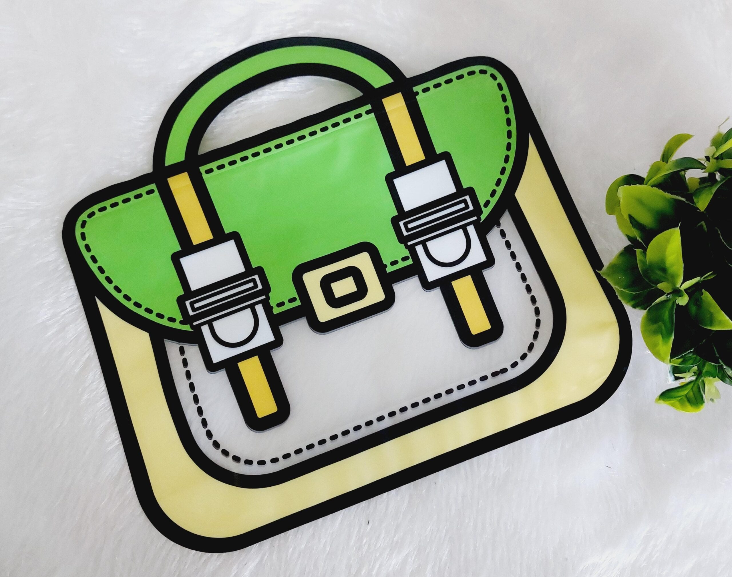 Big Gift Bag | Green Color - 1 Pc - Image 4