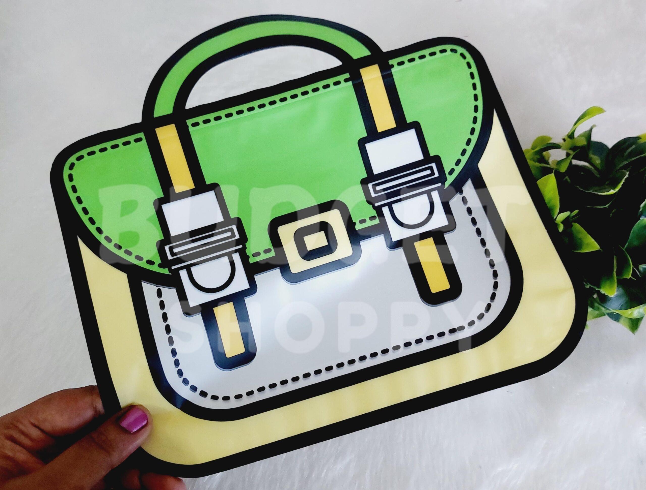 Big Gift Bag | Green Color - 1 Pc - Image 2