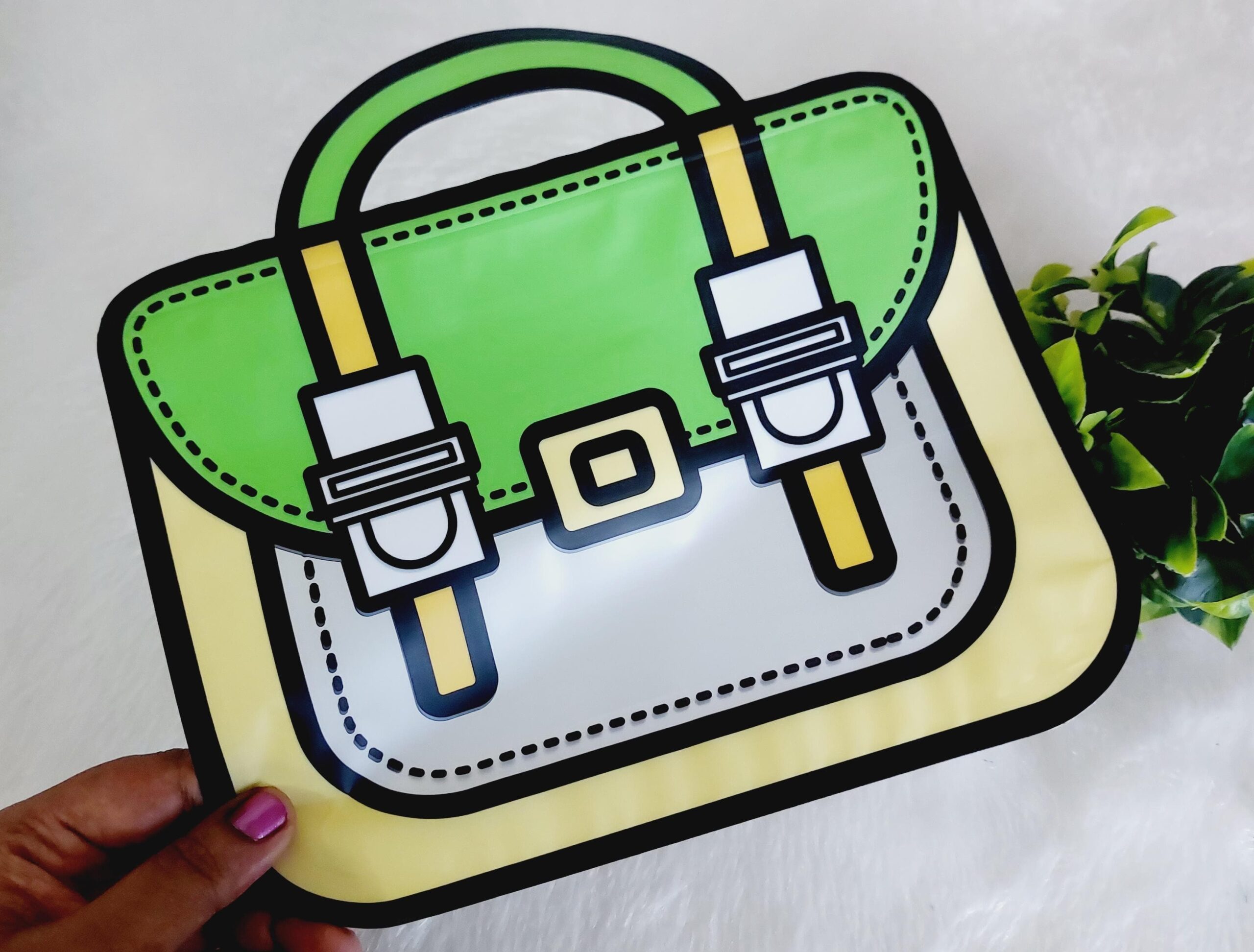 Big Gift Bag | Green Color - 1 Pc - Image 2