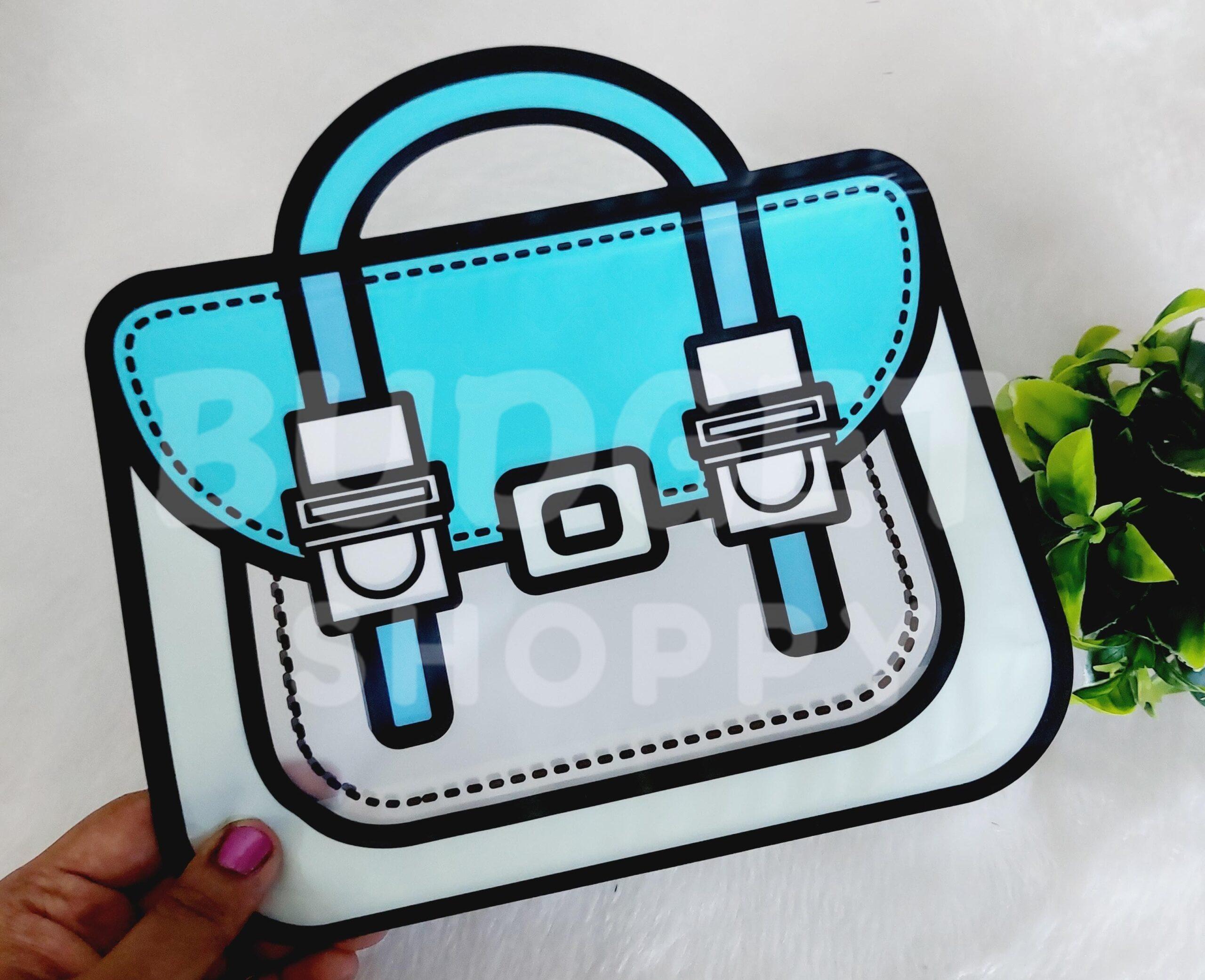 Big Gift Bag | Blue Color - 1 Pc - Image 4