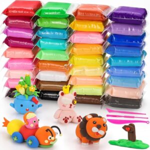 Premium Foam Clay for Kids 12 Pcs -(1 Pack)