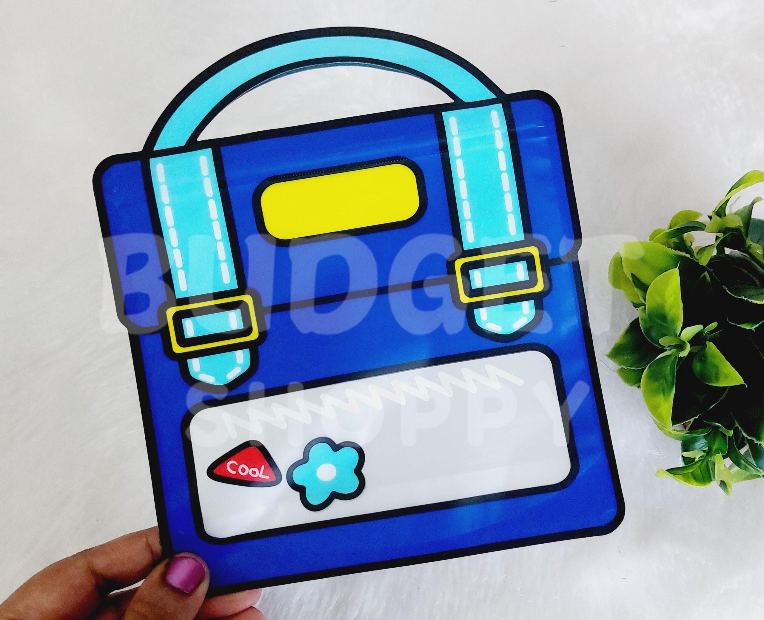 Dark Blue Ziplock Gift Bag - 1 Pc - Image 4