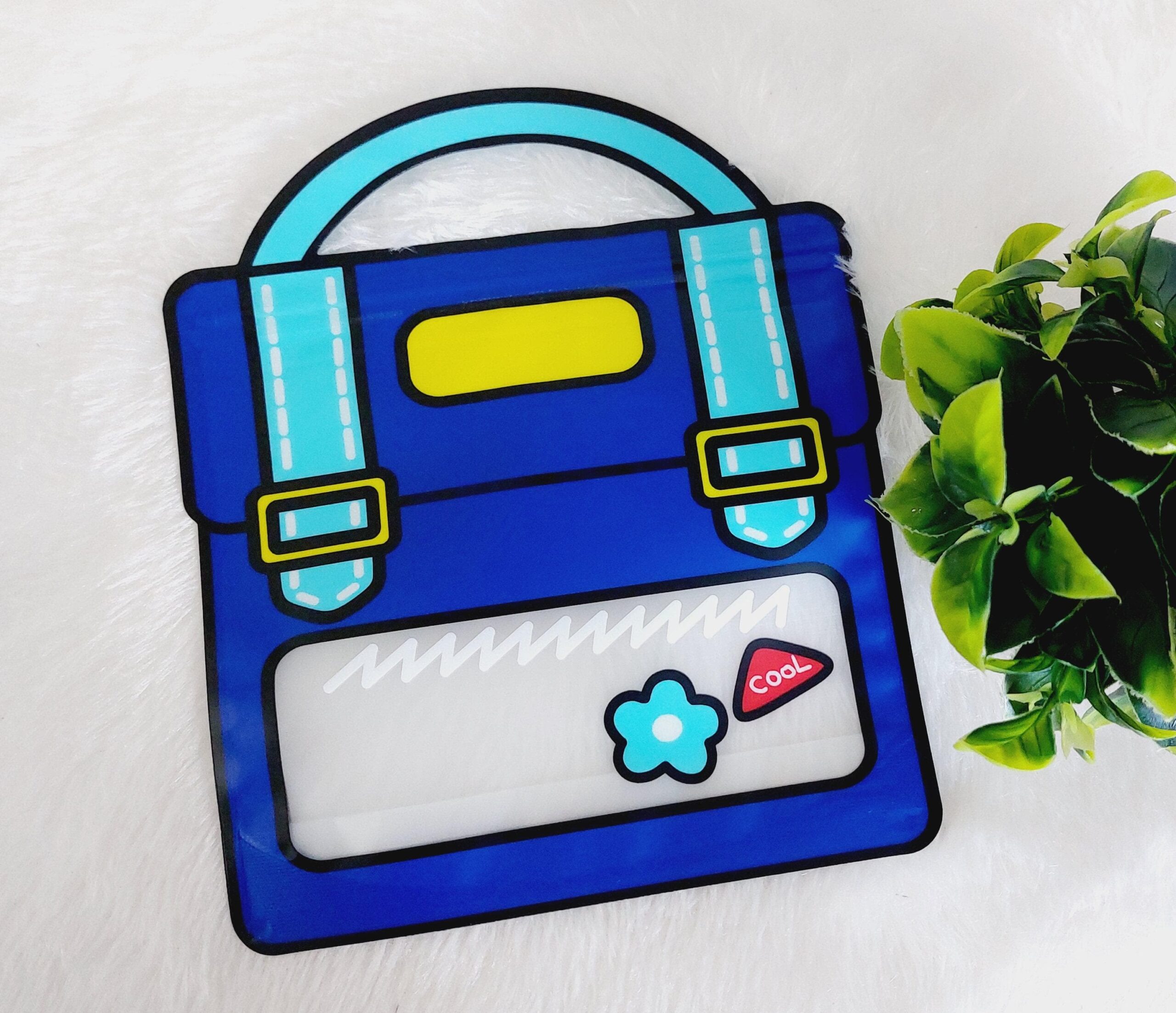 Dark Blue Ziplock Gift Bag - 1 Pc - Image 3