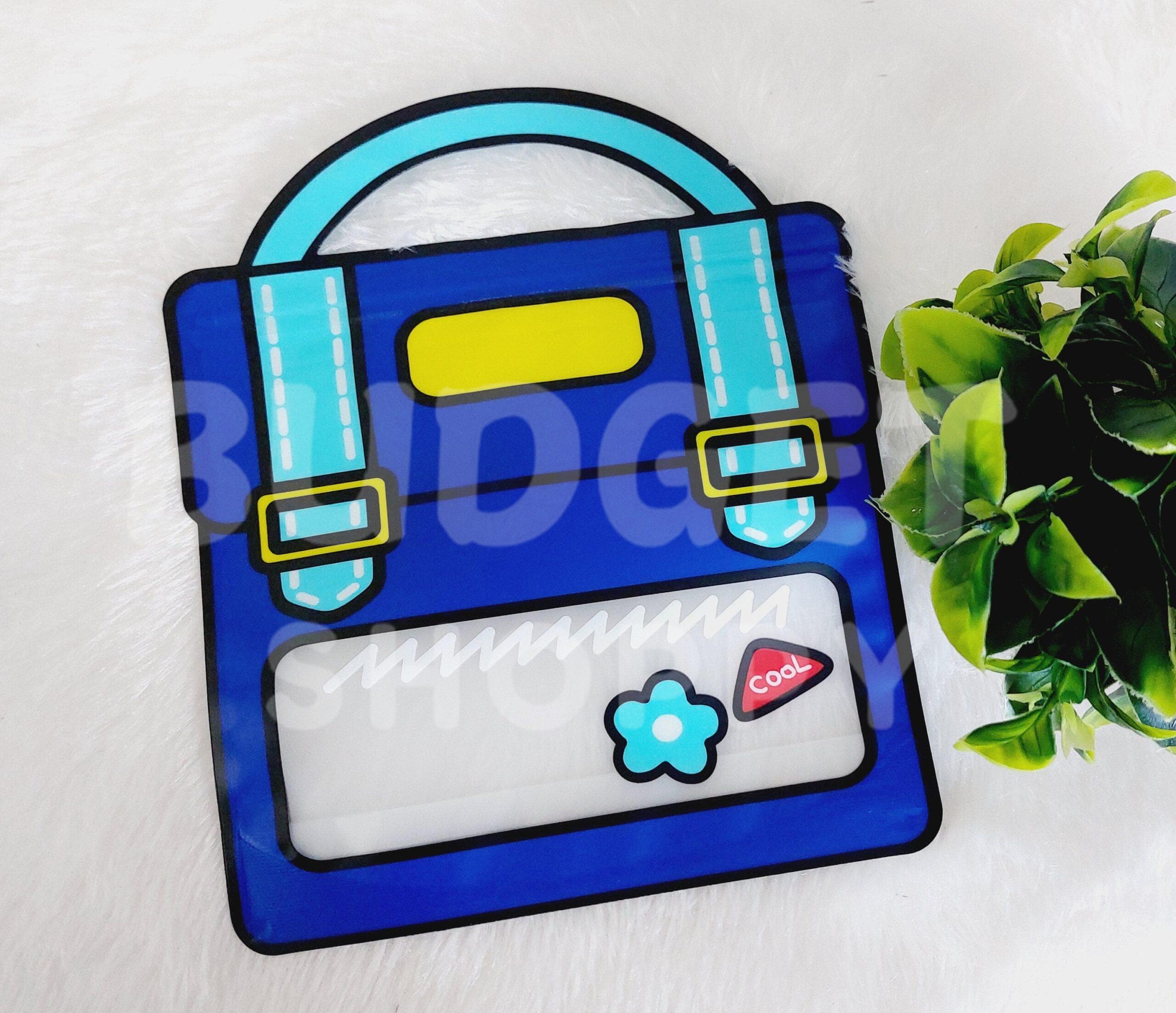 Dark Blue Ziplock Gift Bag - 1 Pc - Image 3