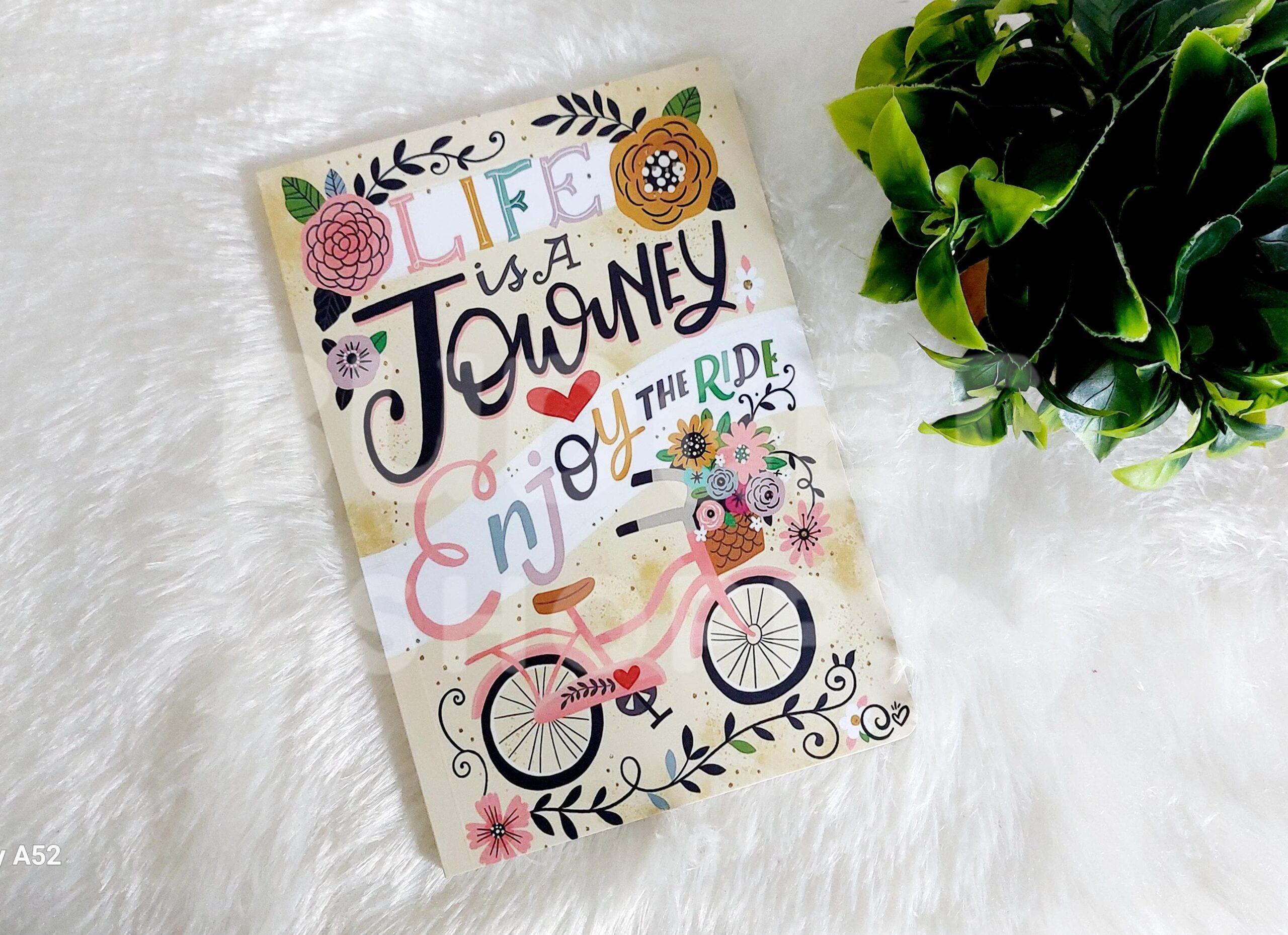 Classical Trendy A5 Diary (Life is a Journey)