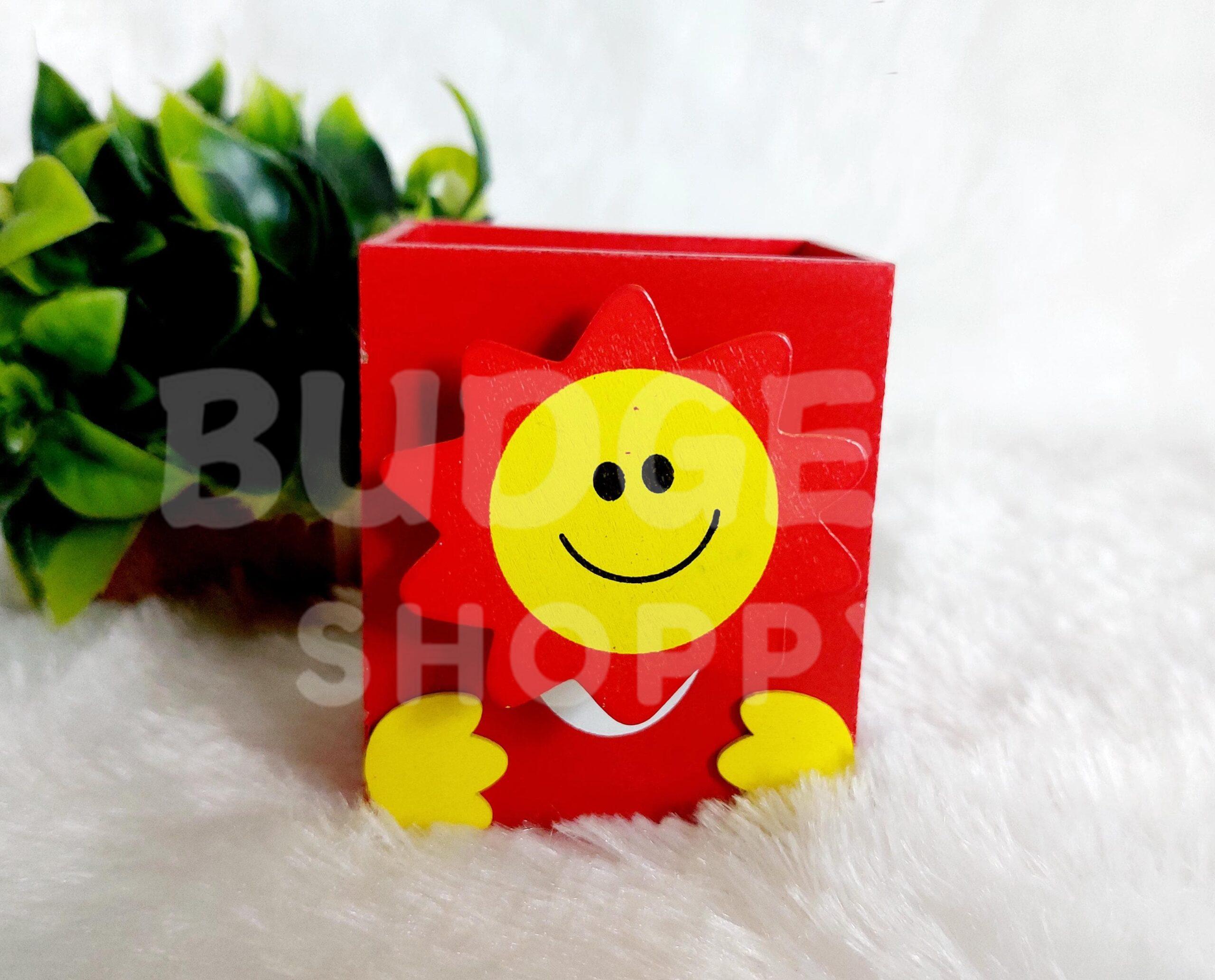 Wooden Pen Stand for Kids