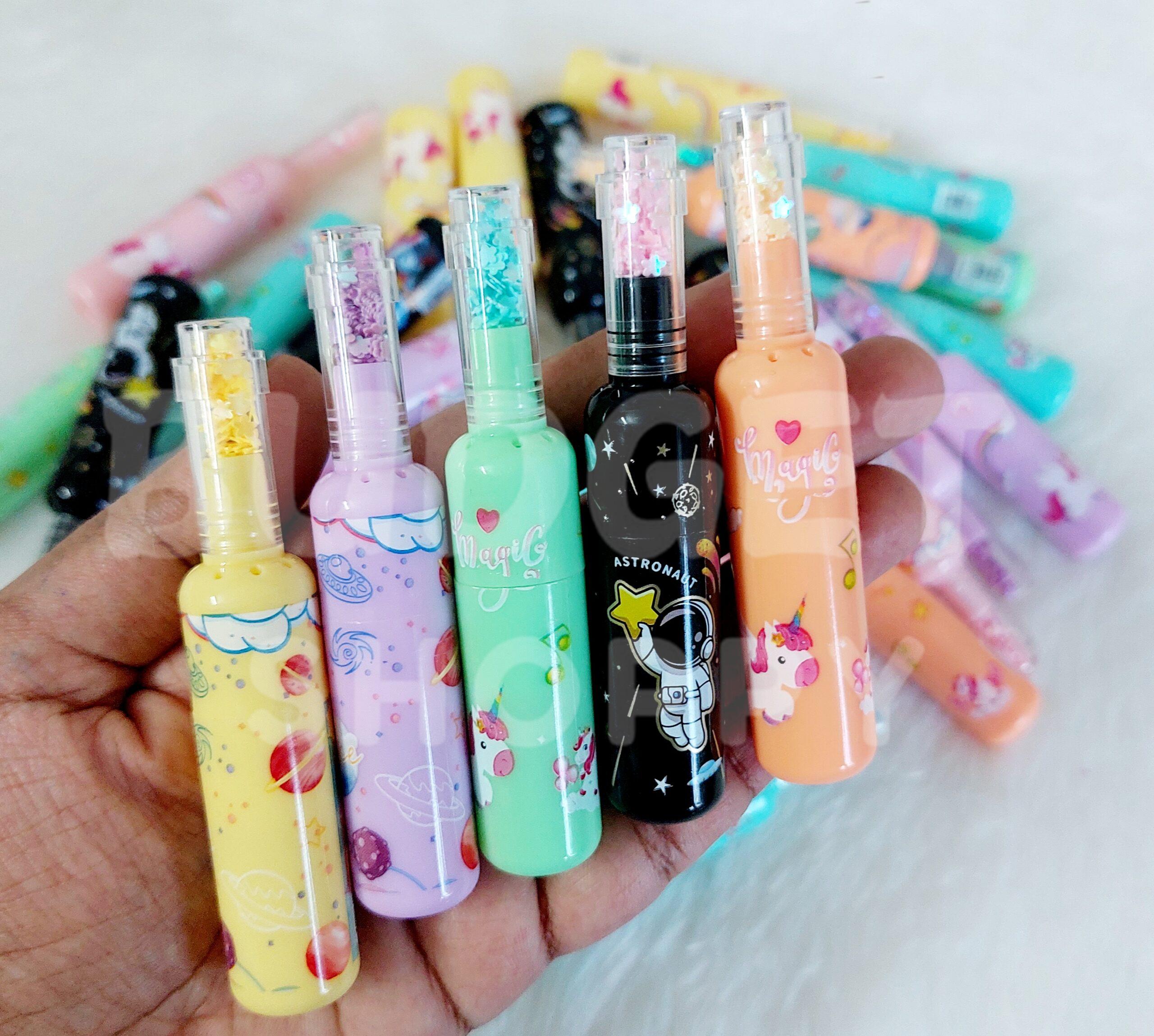 Bottle Highlighter Pens | One Pack - 6 Pcs | Girl's Theme Pack - Image 3