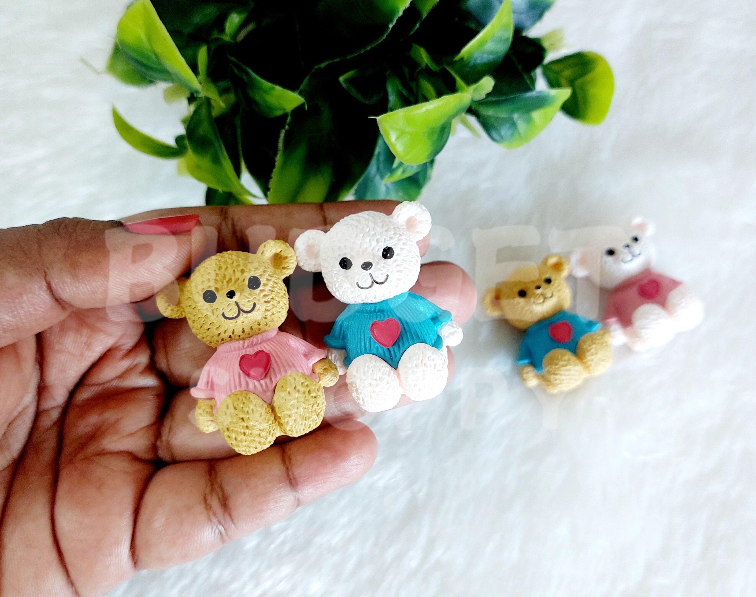 Mini Teddy Bear Doll - 1 Pair - Image 4