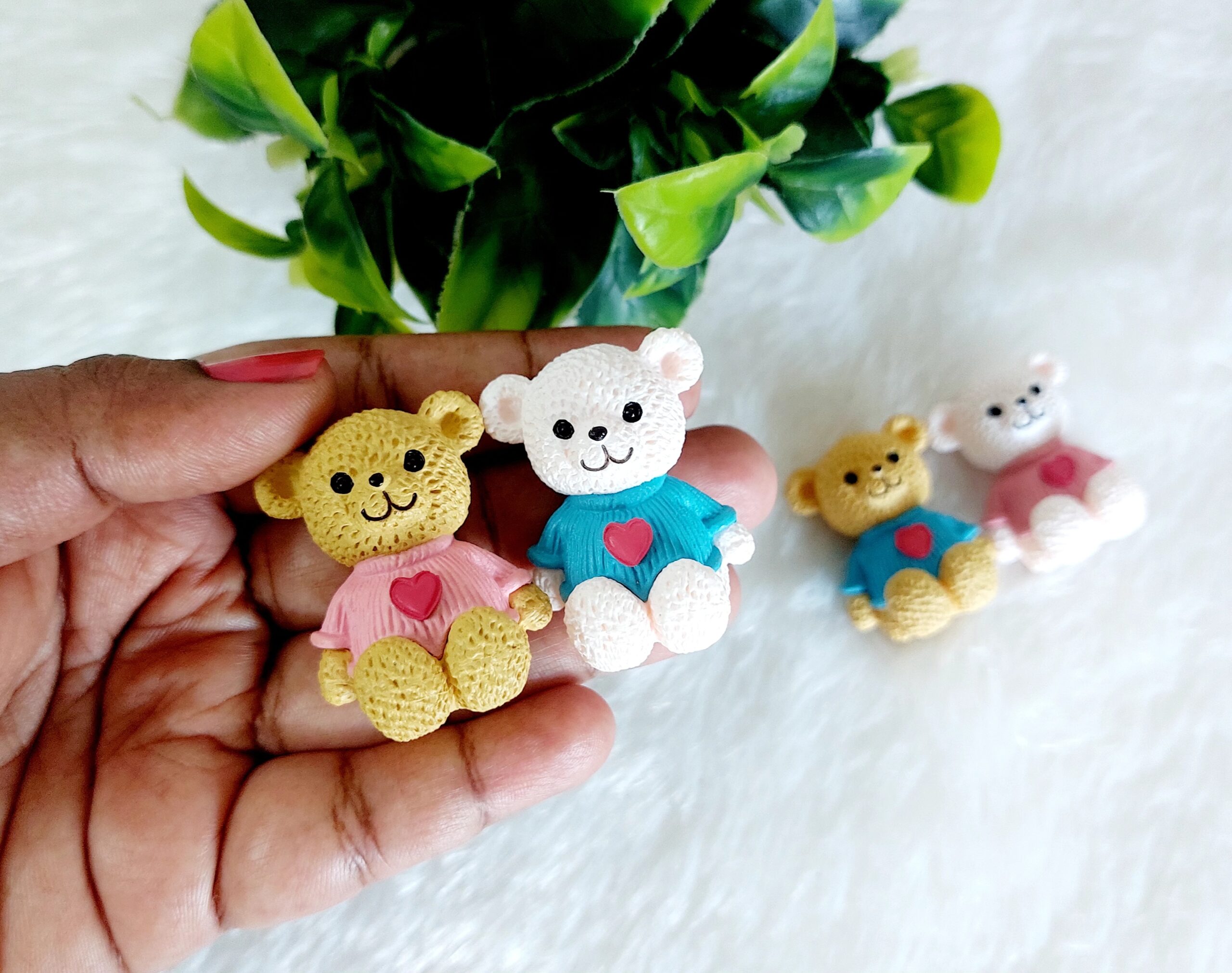 Mini Teddy Bear Doll - 1 Pair - Image 4
