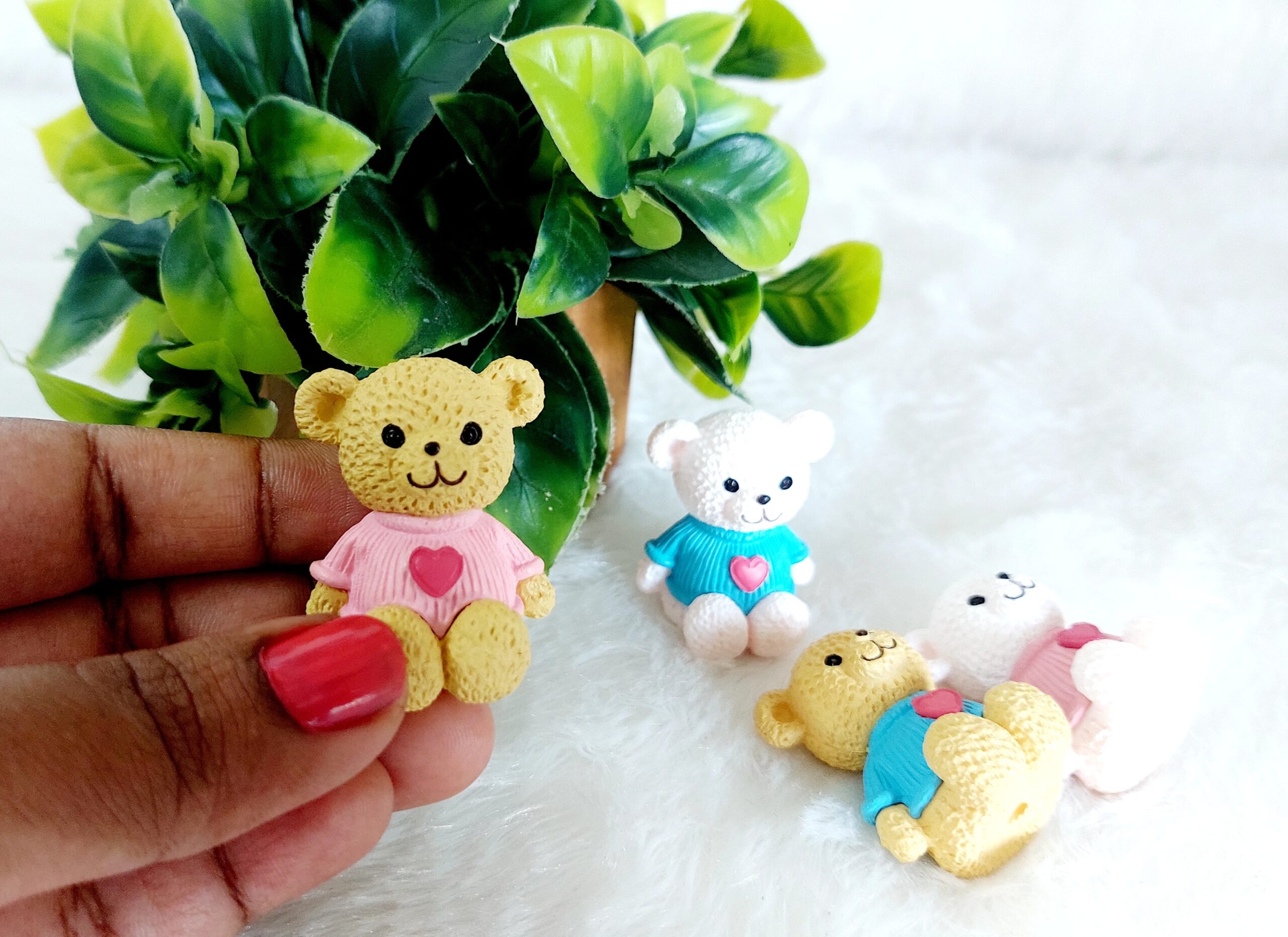 Mini Teddy Bear Doll - 1 Pair - Image 7