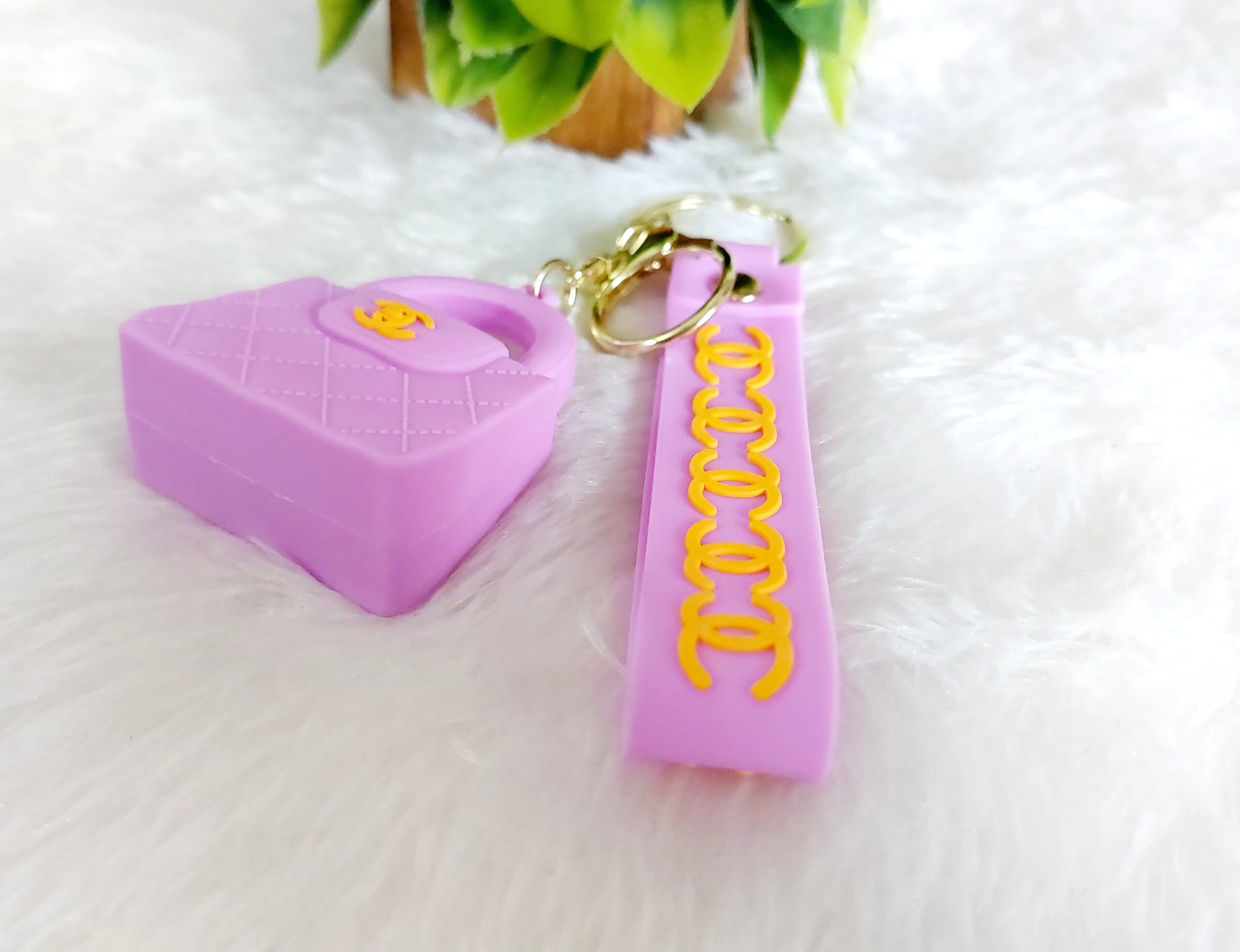 Purple Handbag Keychain - Image 5