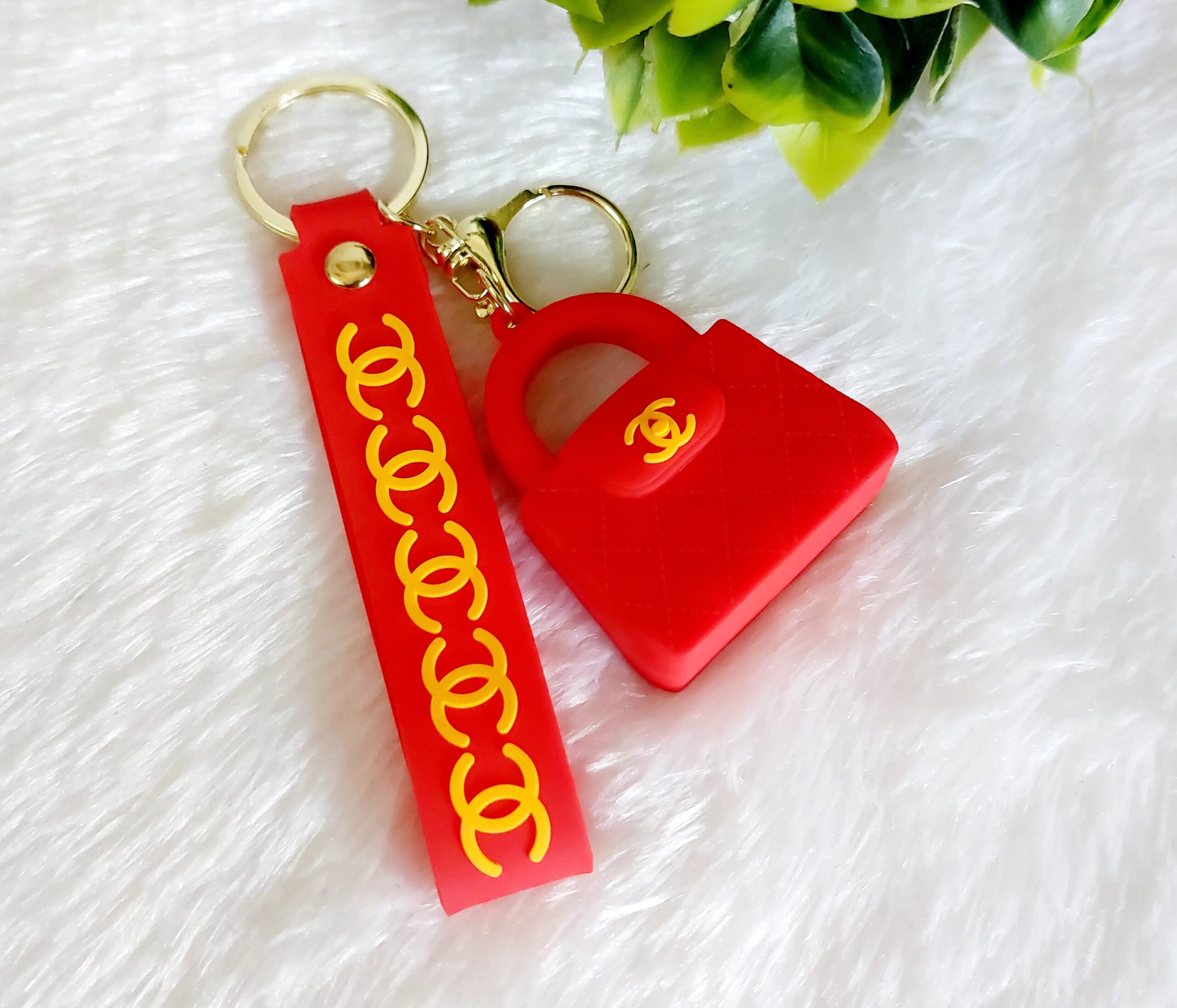 Red Handbag Keychain