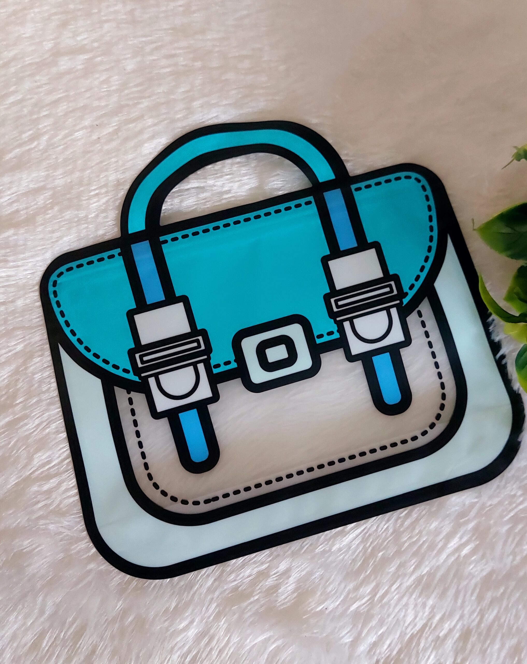 Mini Gift Bag | Blue Colour - 1 Pc - Image 3