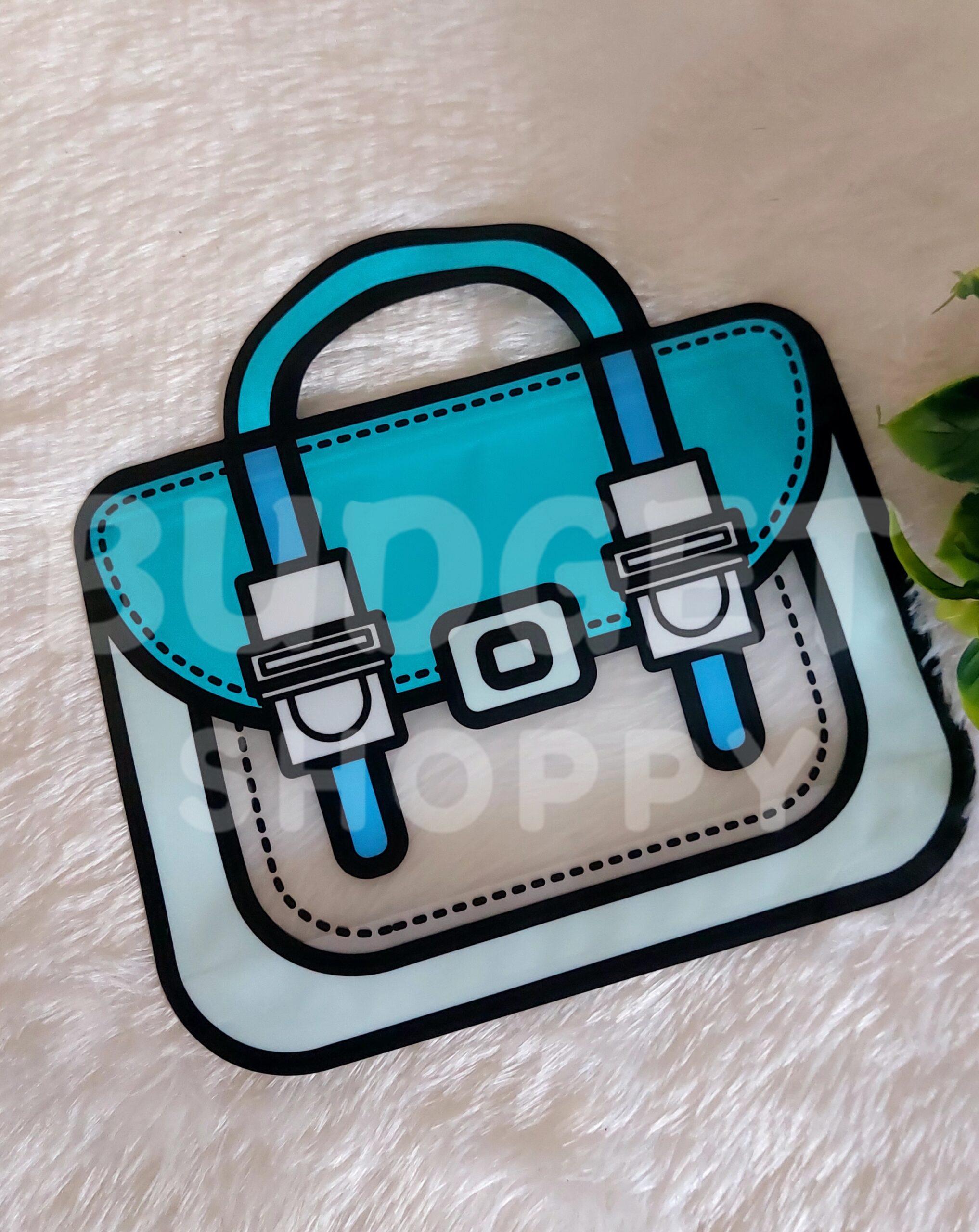 Mini Gift Bag | Blue Colour - 1 Pc - Image 2