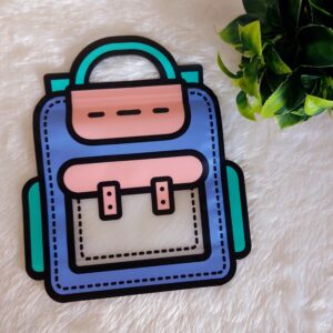 Mini Gift Bag | Blue & Beige Colour - 1 Pc