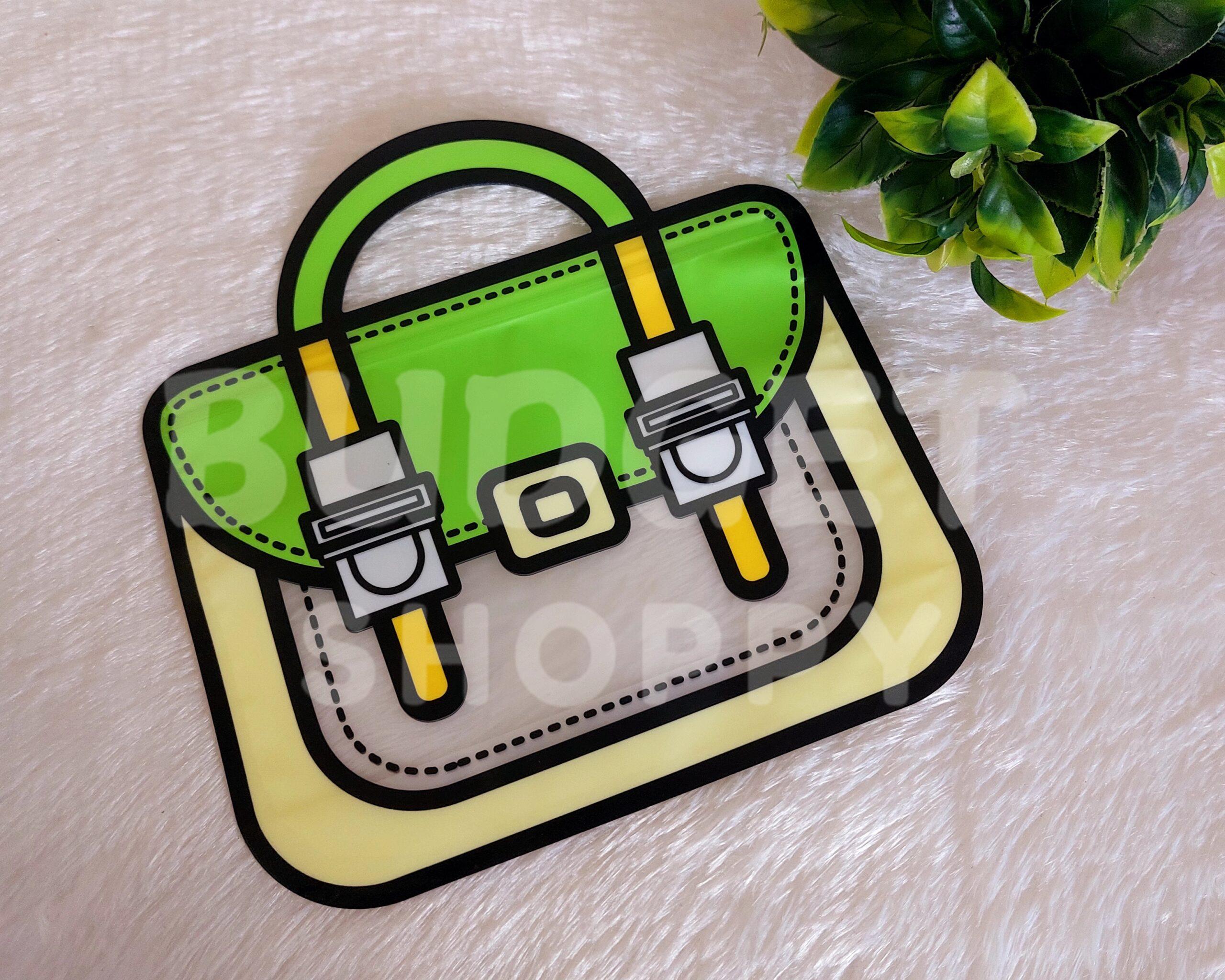 Mini Gift Bag | Green Colour - 1 Pc - Image 2