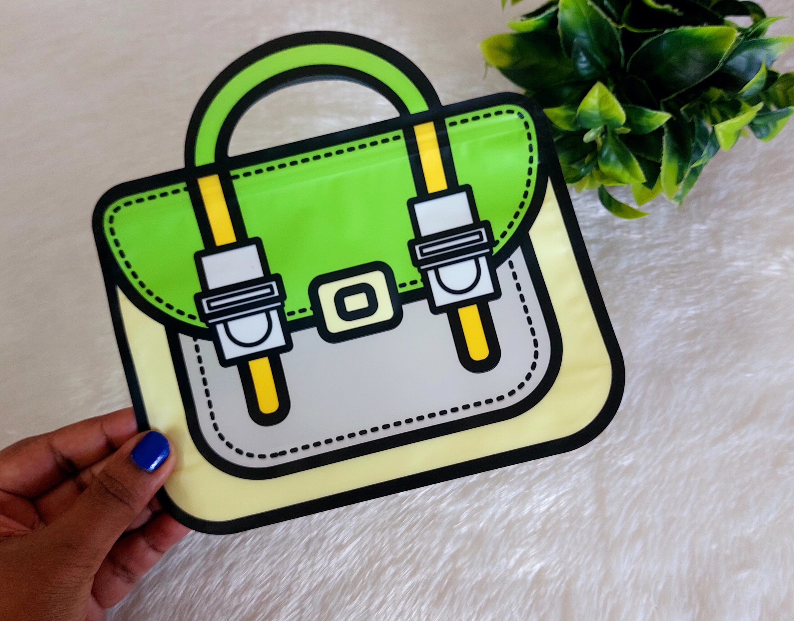 Mini Gift Bag | Green Colour - 1 Pc