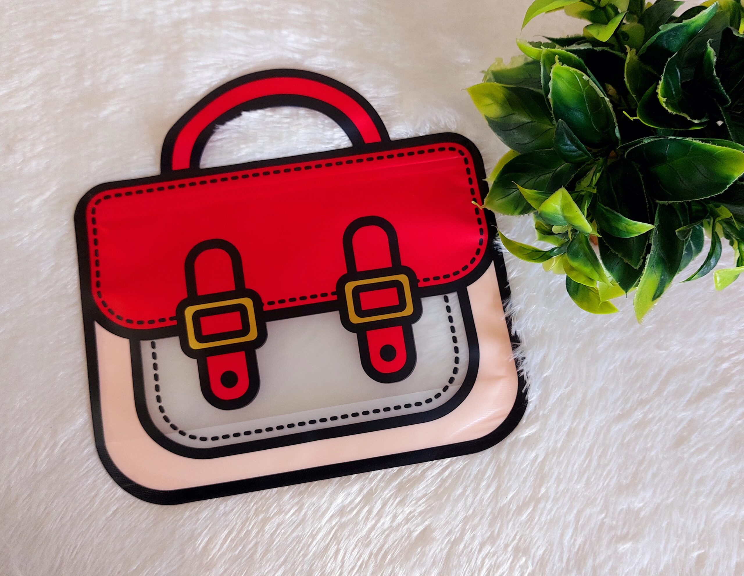 Mini Gift Bag | Red Colour - 1 Pc - Image 2