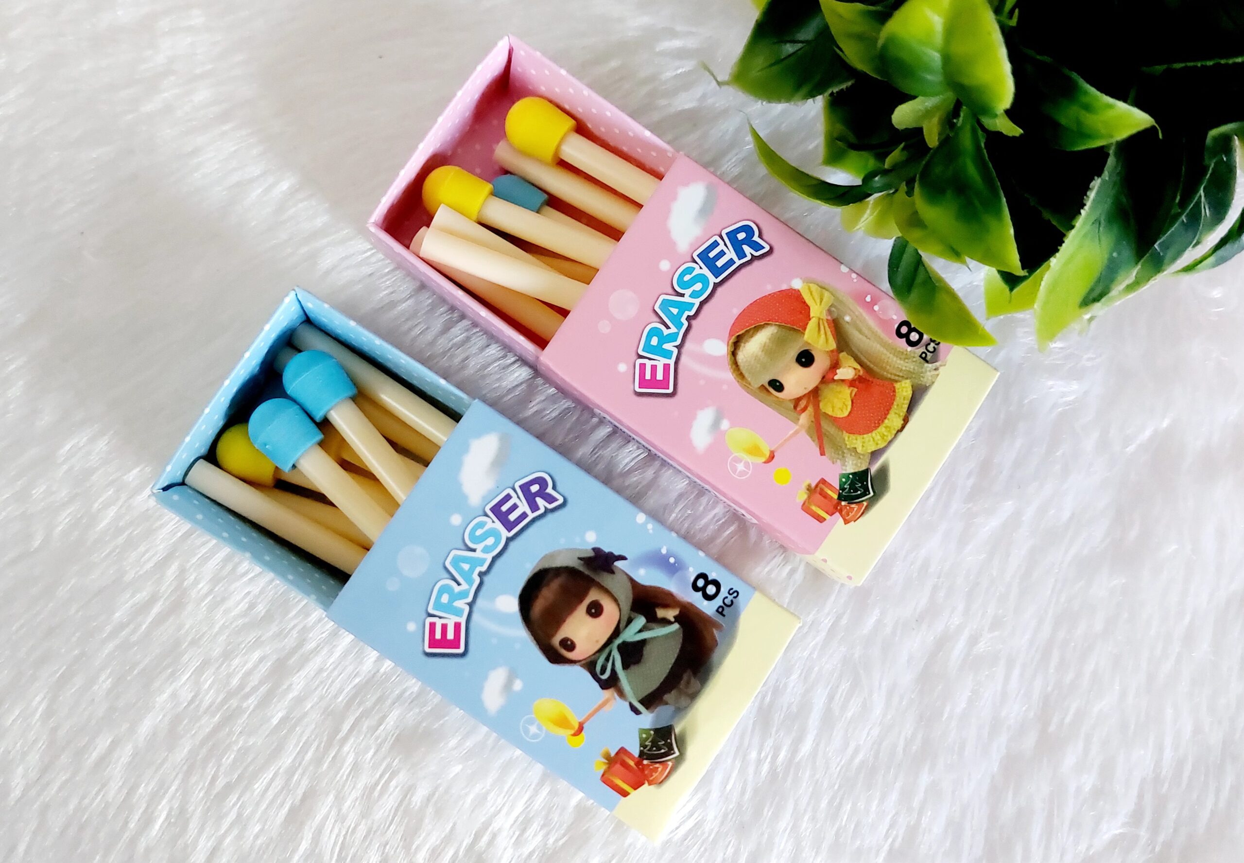 Match Box Eraser - 1 Pc