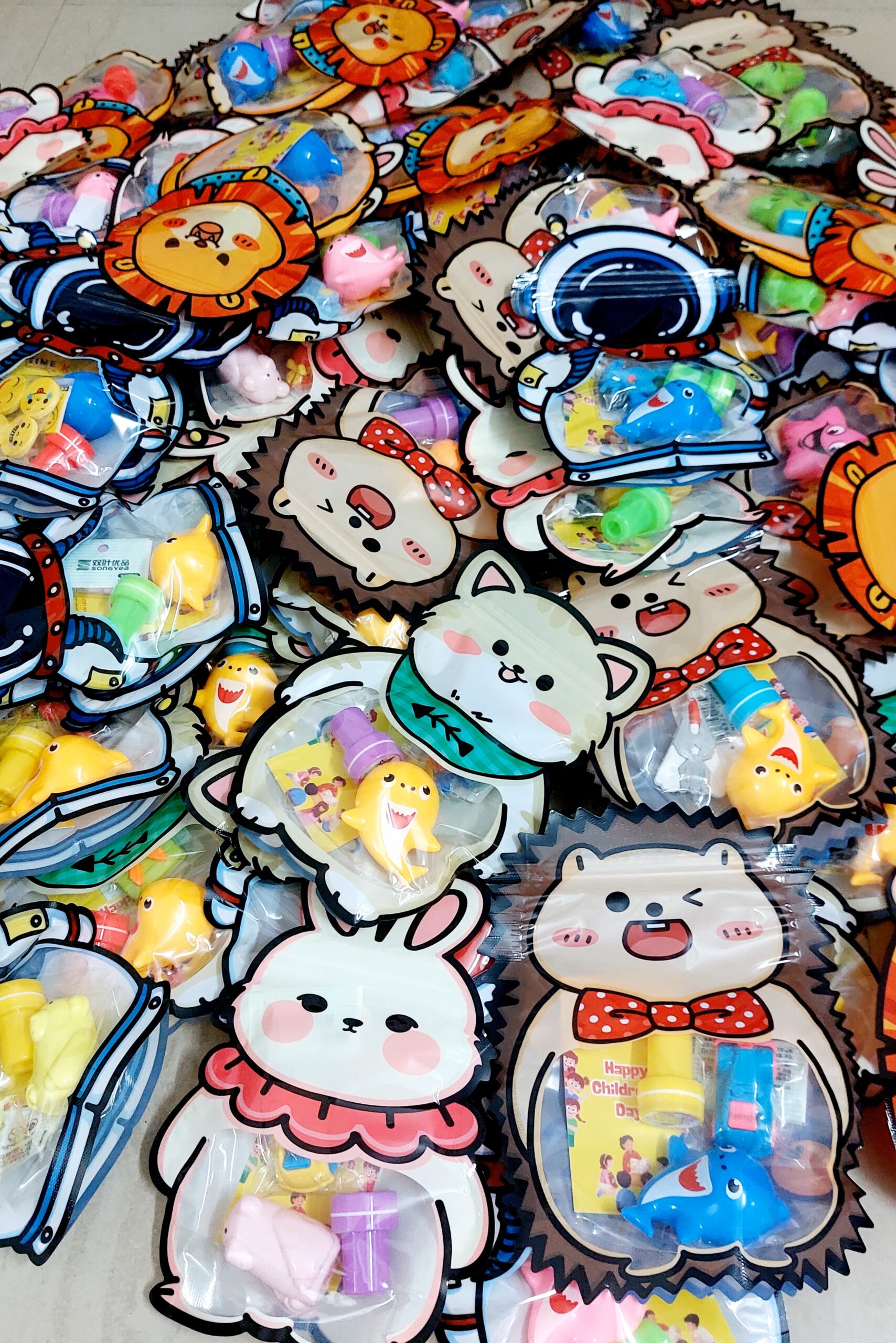 Animal Cartoon Pouches | Mixed Designs - 25 Pcs - Image 3