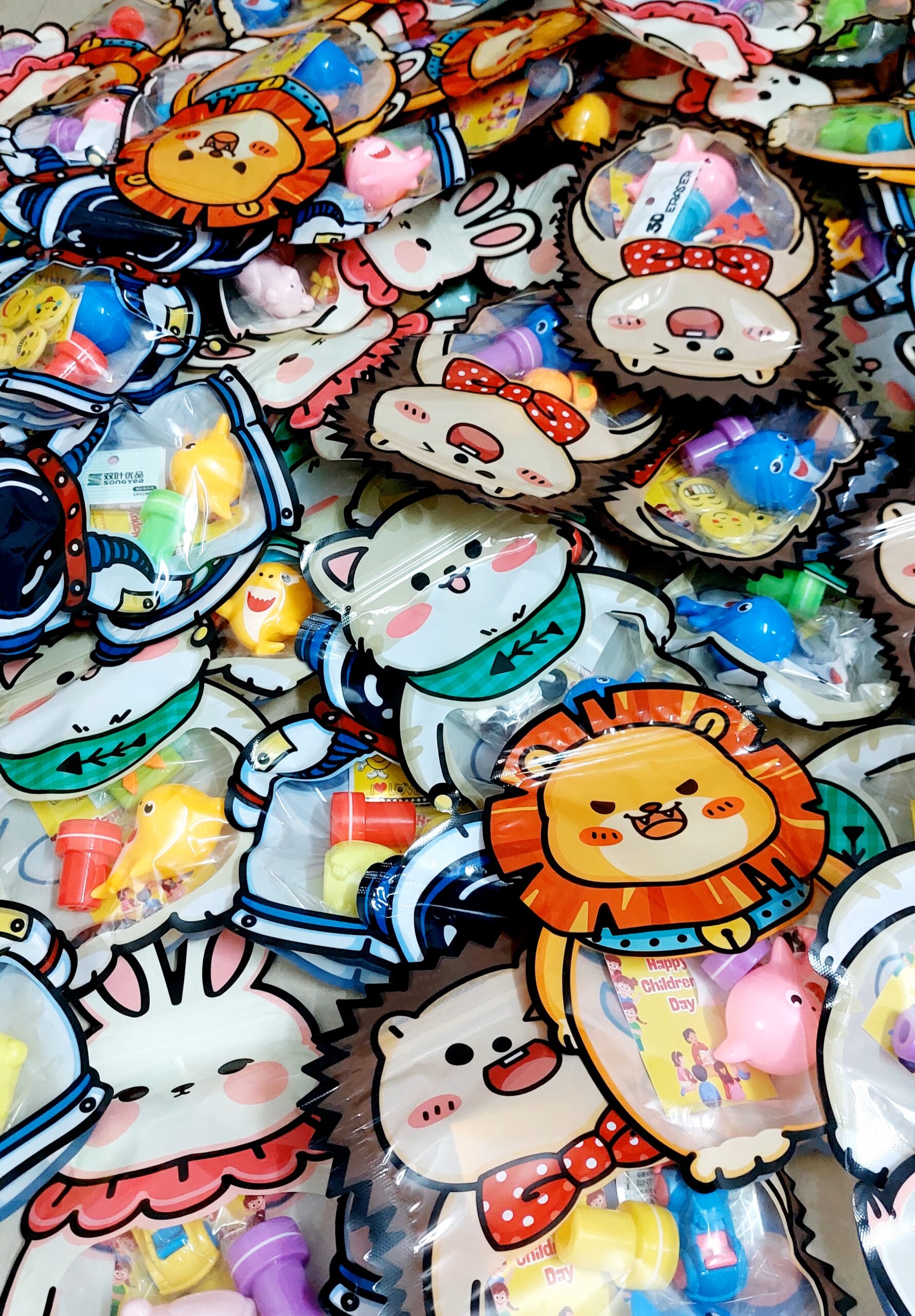 Animal Cartoon Pouches | Mixed Designs - 25 Pcs - Image 4