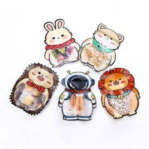 Cartoon Zip Lock Pouches - 5 Sets Combo