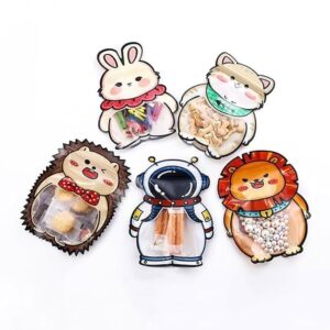 Cartoon Zip Lock Pouches - 5 Sets Combo