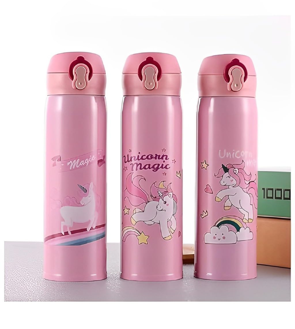 Vacuum Flask | Metal Water Bottle | Unicorn - Image 3