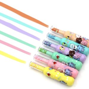 Bottle Highlighter Pens | One Pack - 6 Pcs | Girl's Theme Pack