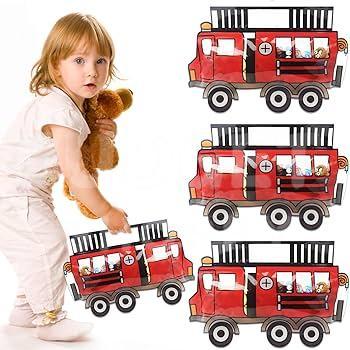 Firetruck Gift Bags - 25 Pcs