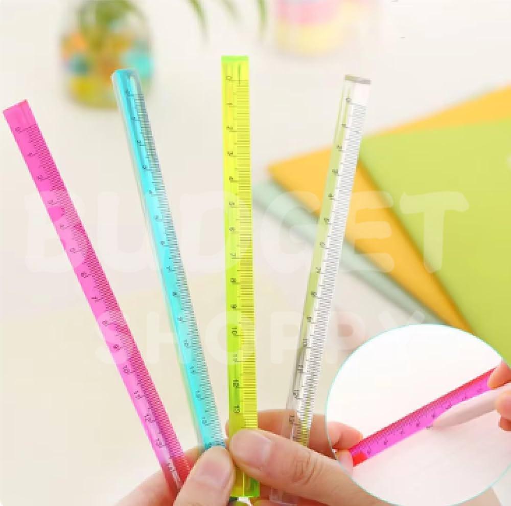 Triangular Crystal Ruler (15cm) - Random Colour - Image 4