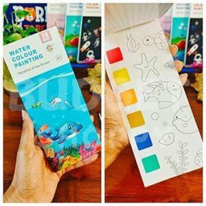 Water Coloring Book | Animal Theme | Travel Activity Kit - 12 Pages
