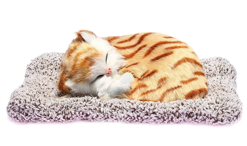 Sleeping Cat | Brown Stripes - Image 3