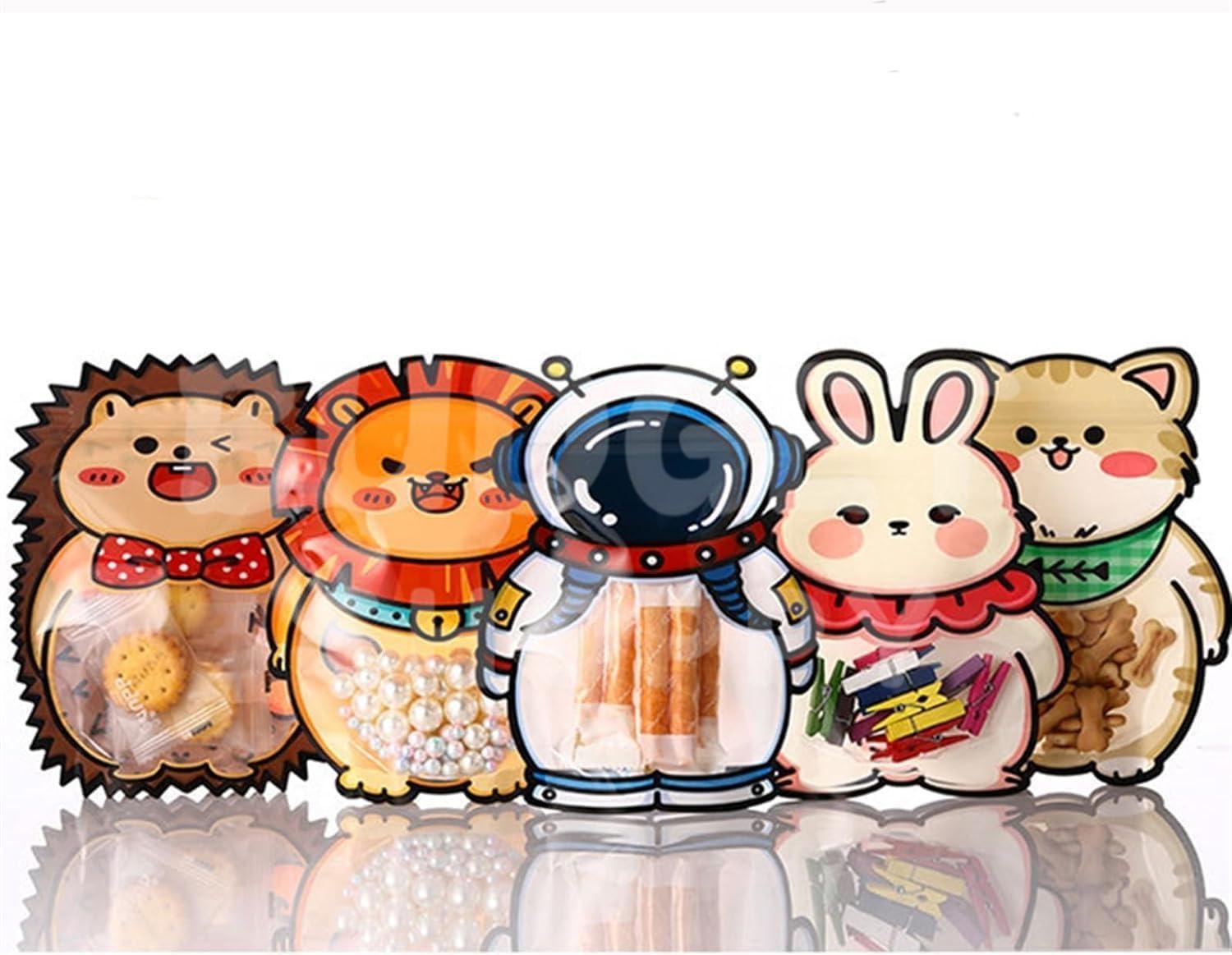 Cartoon Zip Lock Pouches - 5 Sets Combo - Image 3