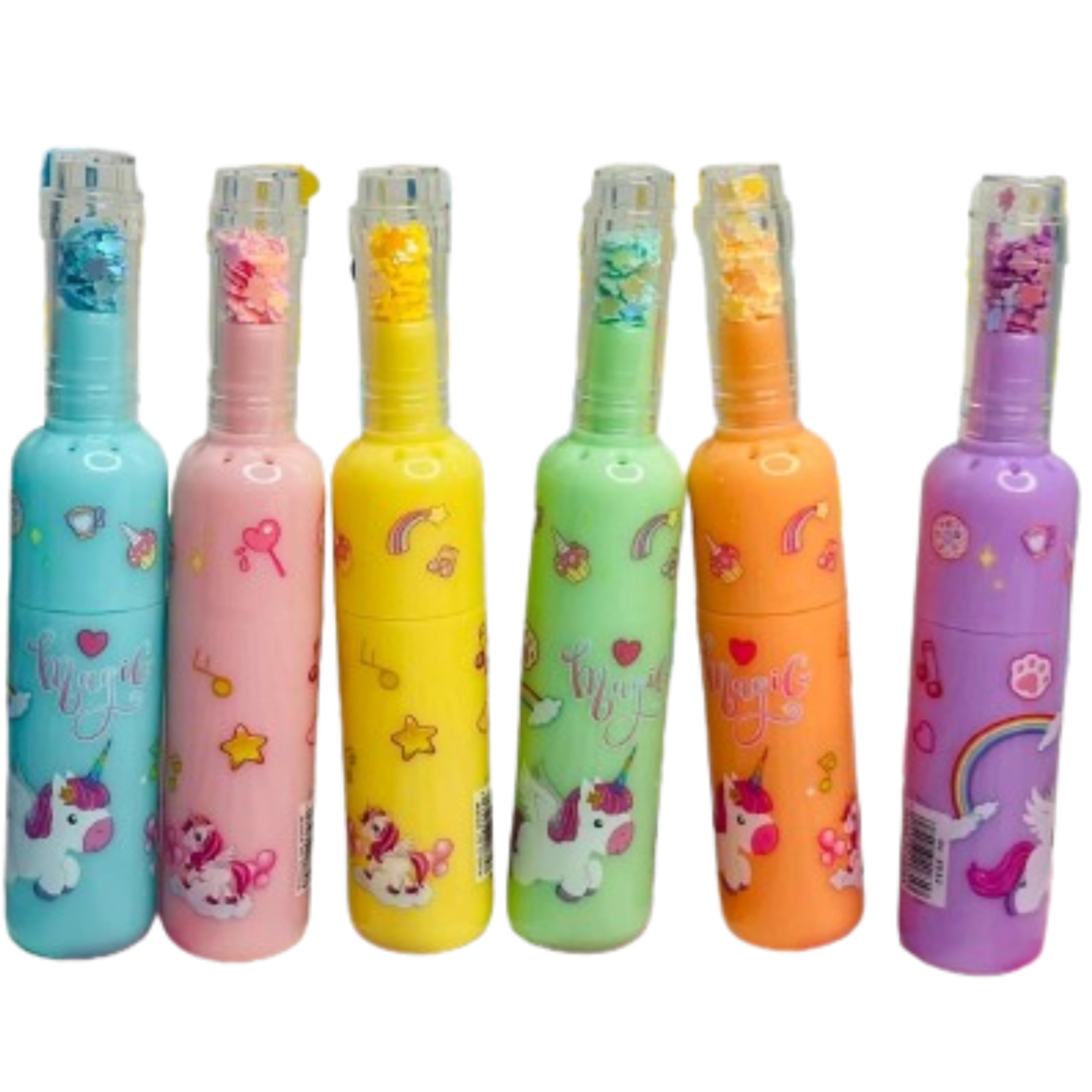 Bottle Highlighter Pens | One Pack - 6 Pcs | Girl's Theme Pack - Image 6