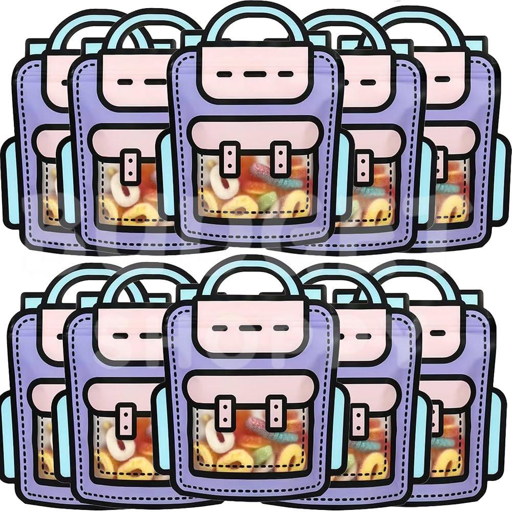 Blue & Beige Colour Gift Bags | Big Size - 25 Pcs