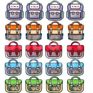 Gift Bags (Mixed Colour) | Big Size - 25 Pcs