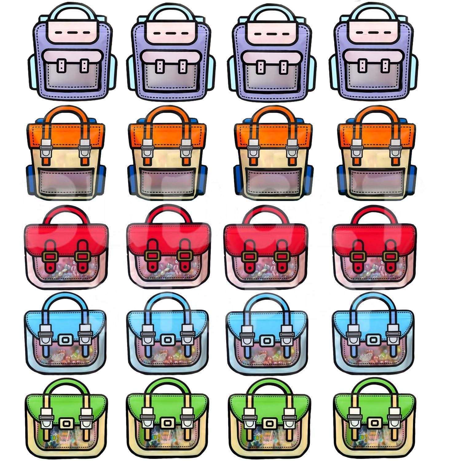 Gift Bags (Mixed Colour) | Big Size - 25 Pcs