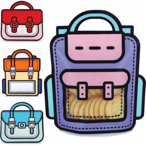 Gift Bags (Mixed Color) | Big Size - 5 Pcs