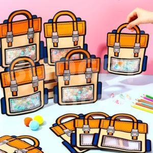 Orange Colour Gift Bags | Big Size - 25 Pcs