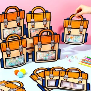 Orange Colour Gift Bags | Big Size - 25 Pcs