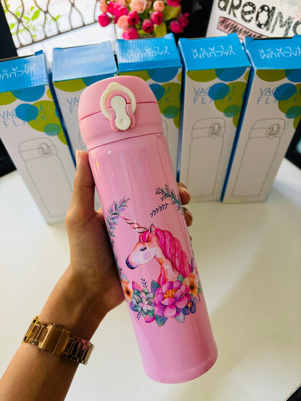 Vacuum Flask | Metal Water Bottle | Unicorn