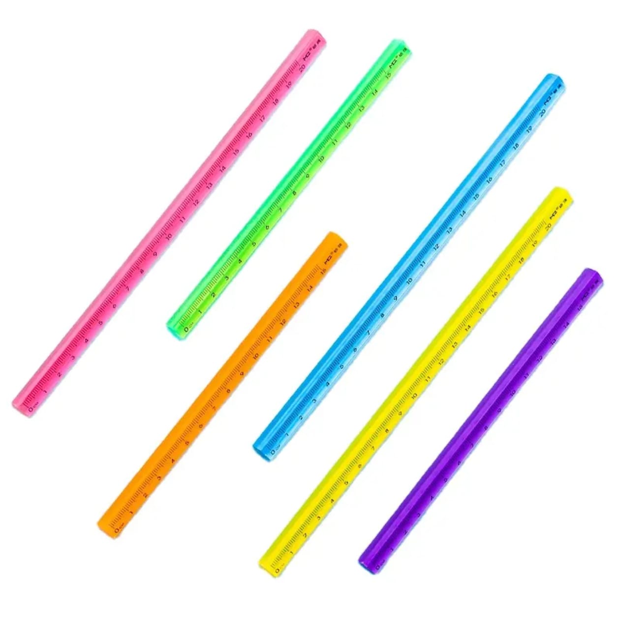 Triangular Crystal Ruler (15cm) - Random Colour - Image 2