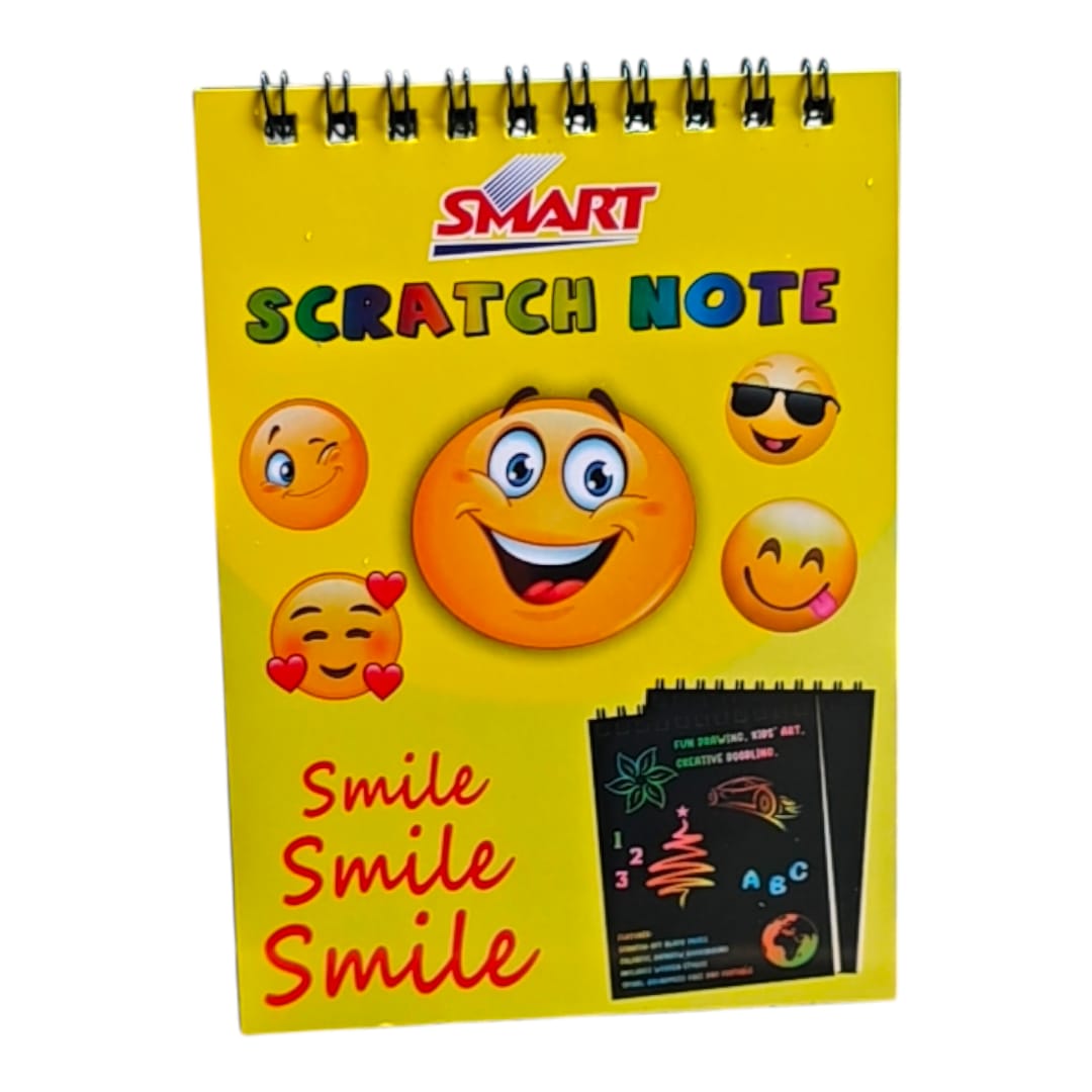 Smiley Scratch Note Pad - 1