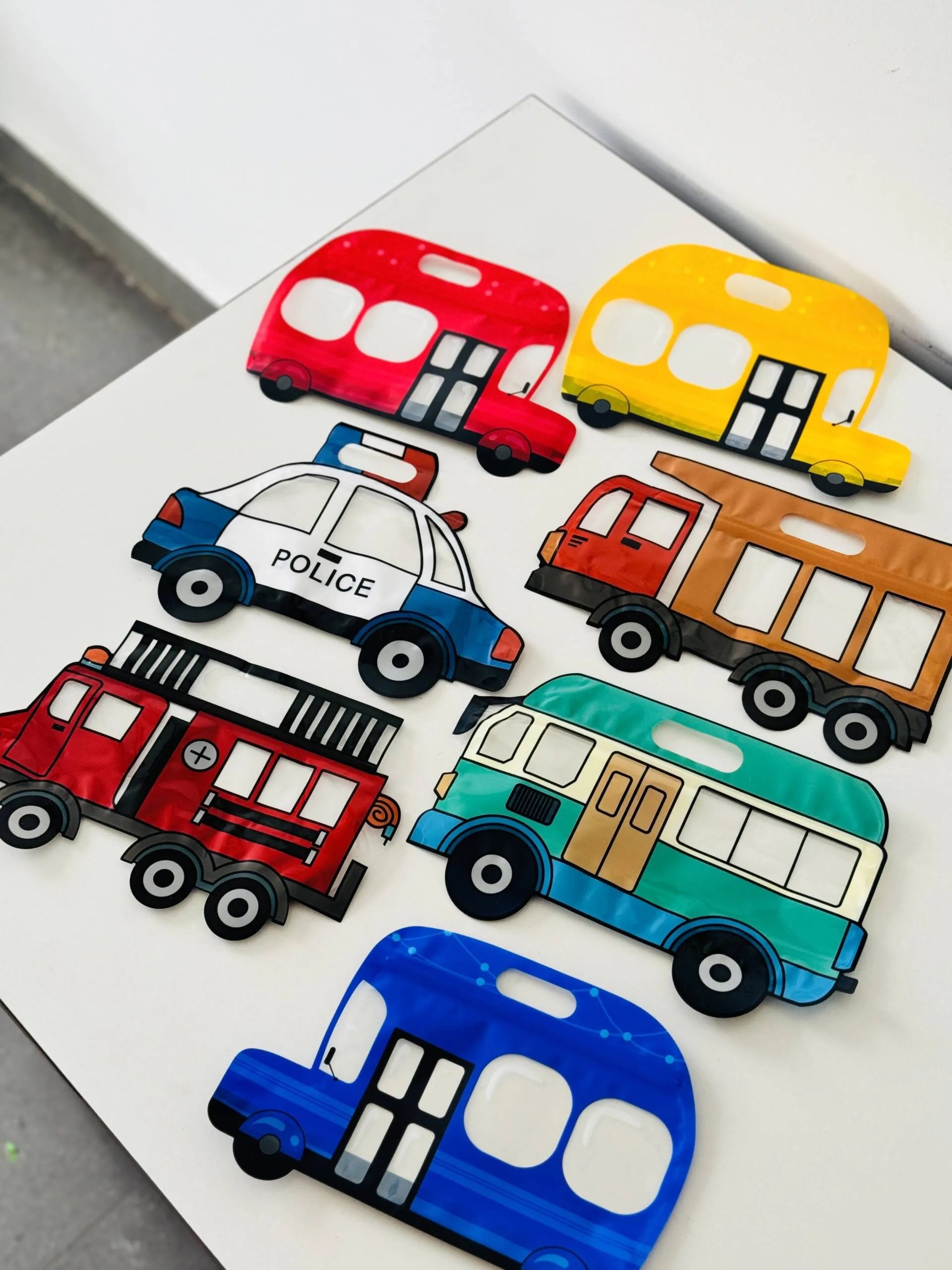 Vehicle Gift Bags | Mixed Vehicle Design | 25 Pcs