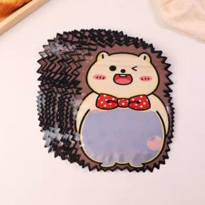 Hedgehog Bag | Cartoon Zip Lock Pouches | Small Size | Pack of 25 Pcs