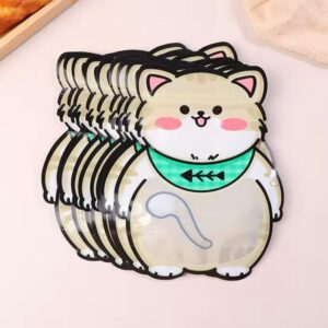 Cat Bag | Cartoon Zip Lock Pouches | Small Size | Pack of 25 Pcs