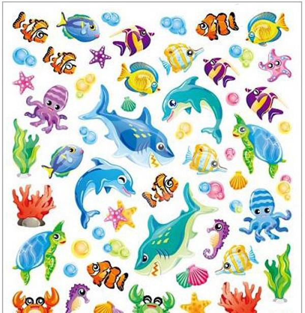 Kids Stickers | Underwater Sea | Pack of 1 - Image 2