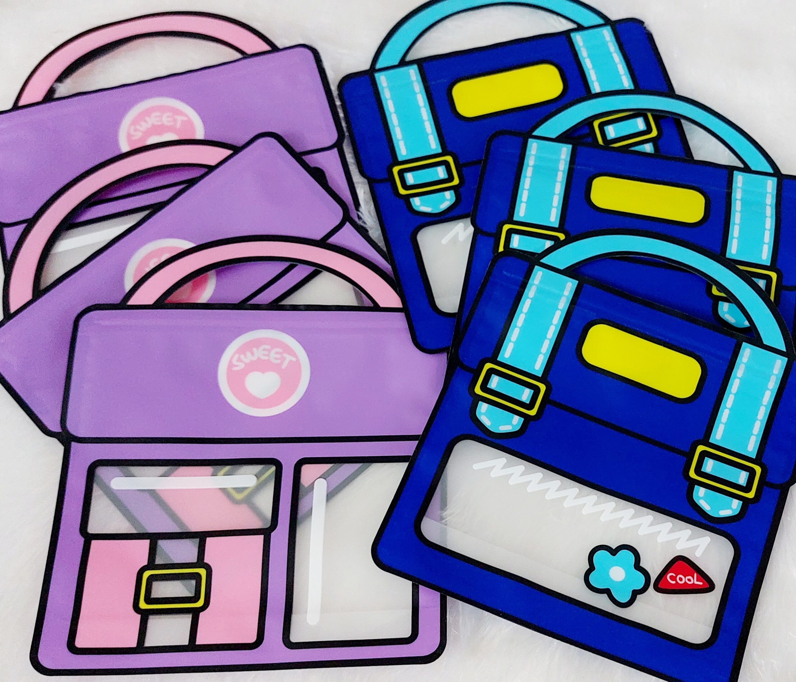 Trendy Gift Bags | Mixed Colour and Design | Return Gift Bags - 25 Pcs - Image 2